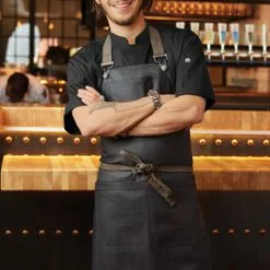 Chef Works Severingsförkläde Boulder BiB Svart