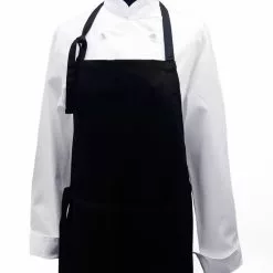 Serveringsförkläde Svart