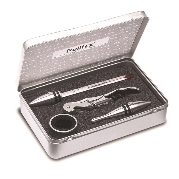 Pulltex Deluxe Set För Vin Och Champagne 3 Pulltex Deluxe Set För Vin Och Champagne