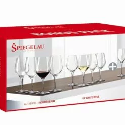 Spiegelau Authentis Vinglas-set Bordeaux / Vitvinsglas / Champagneglas -Rödvinsglas Rea image 3300