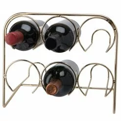 Dorre Vinställ För 6 Vinflaskor I Mässing